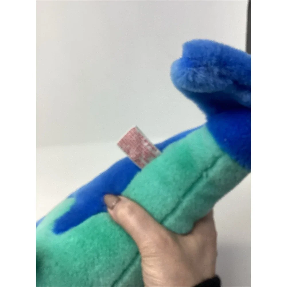 Vintage The Westcliff Collection Blue Green Plush Stuffed Animal Dolphin 19